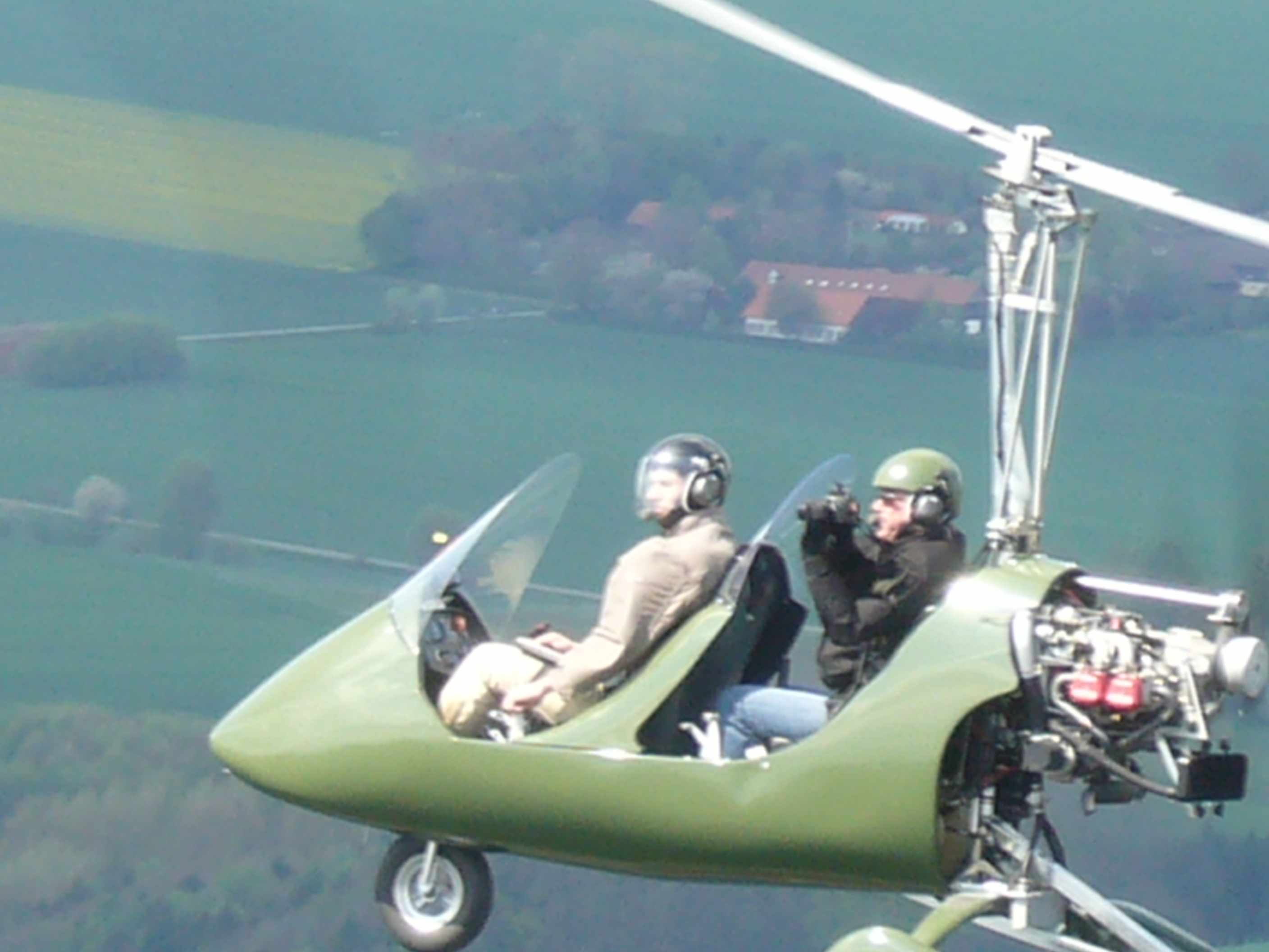 Fotoflug mit Uli. Nahaufnahme.